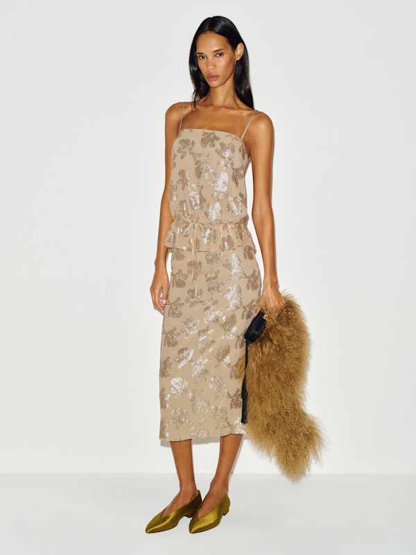 Silvia Top - Antique Sequin