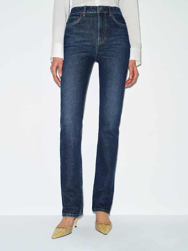 Donny Stretch High Rise Slim Jeans - Beluga