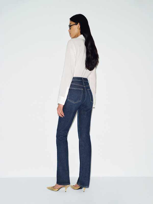 Donny Stretch High Rise Slim Jeans - Beluga
