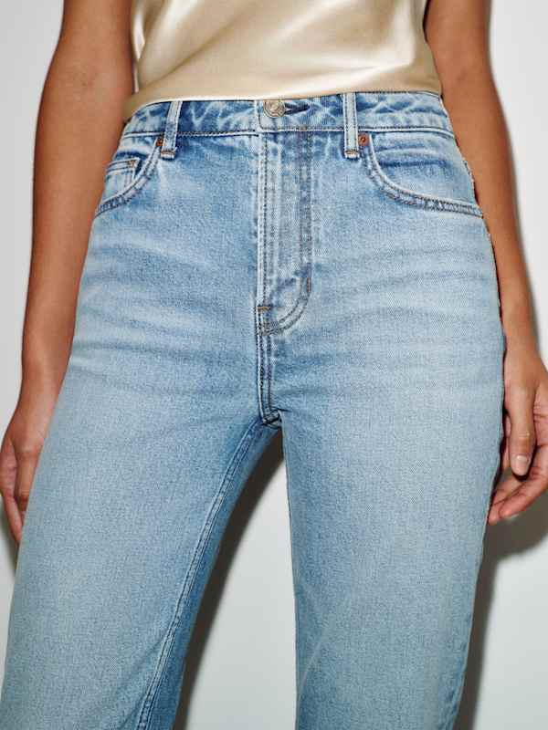 Donny Stretch High Rise Slim Jeans - Orca