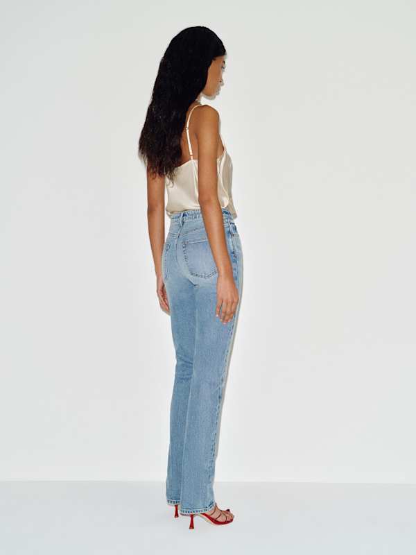 Donny Stretch High Rise Slim Jeans - Orca
