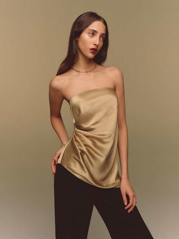 Quinley Silk Top - Riesling