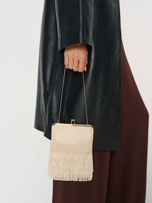 Skye Mini Bag - Cream Puff Satin