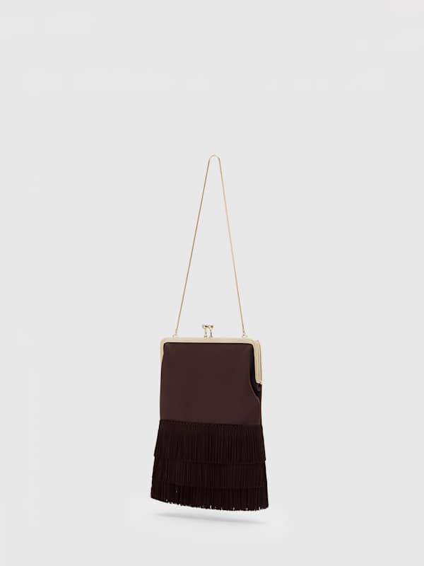Skye Mini Bag - Espresso Satin