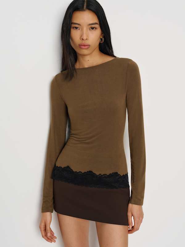 Hunter Knit Top - Brown