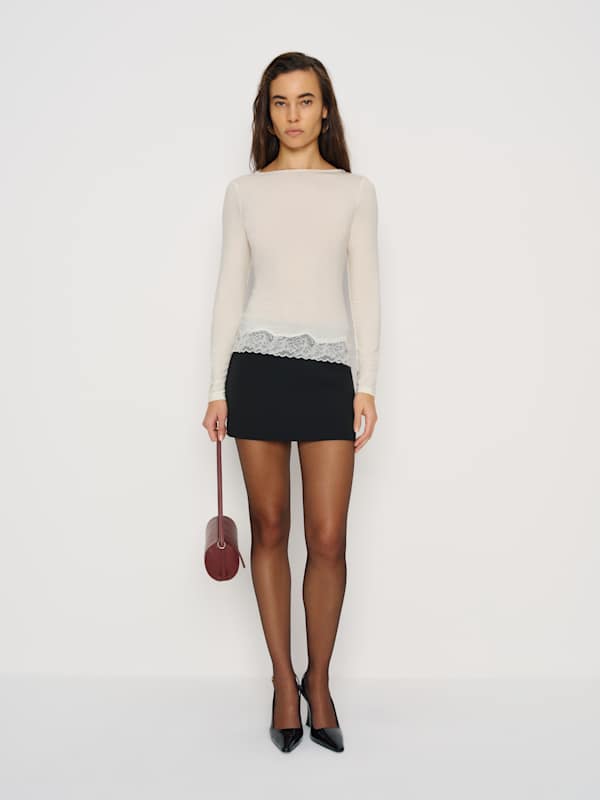 Hunter Knit Top - Ivory
