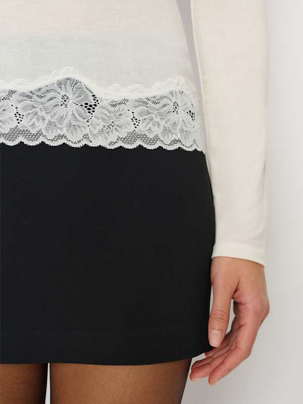 Hunter Knit Top - Ivory