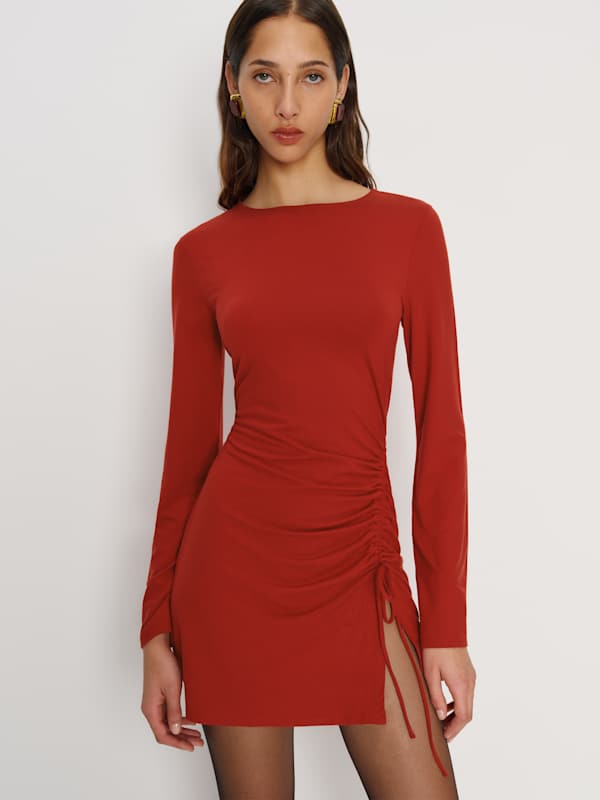 Isabella Knit Dress - Sangre