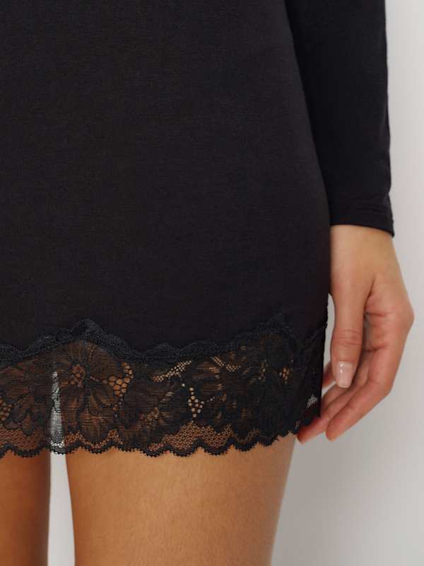 Robe en maille Hunter - Noir