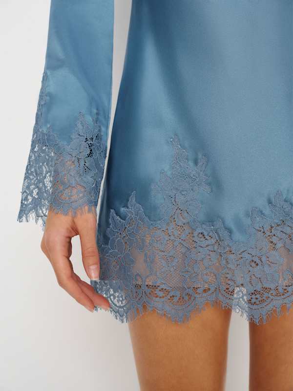 Blanche Silk Dress - Waves