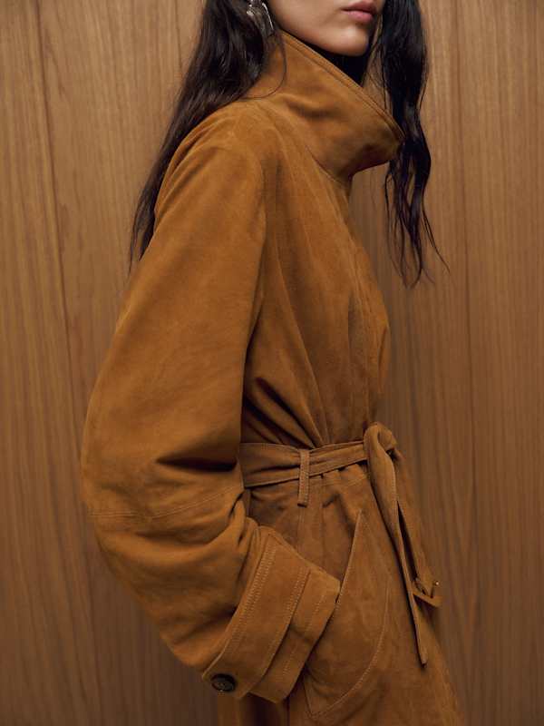 Veda Lyla Suede Trench - Topanga Canyon