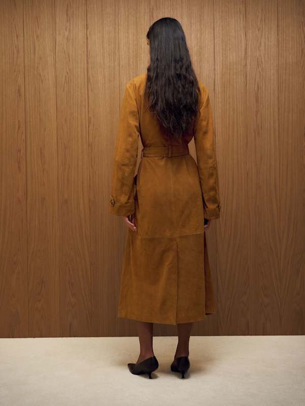 Veda Lyla Suede Trench - Topanga Canyon