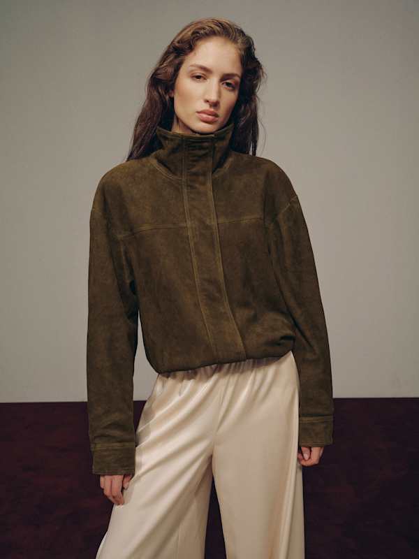 Veda Kendall Suede Jacket - Mesa Suede