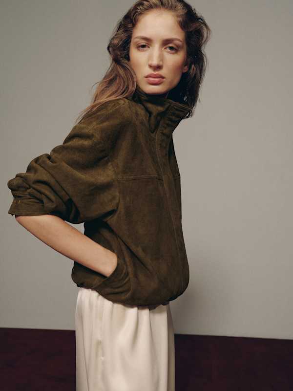 Veda Kendall Suede Jacket - Mesa Suede