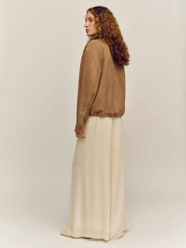 Veda Kendall Suede Jacket - Pecan Suede