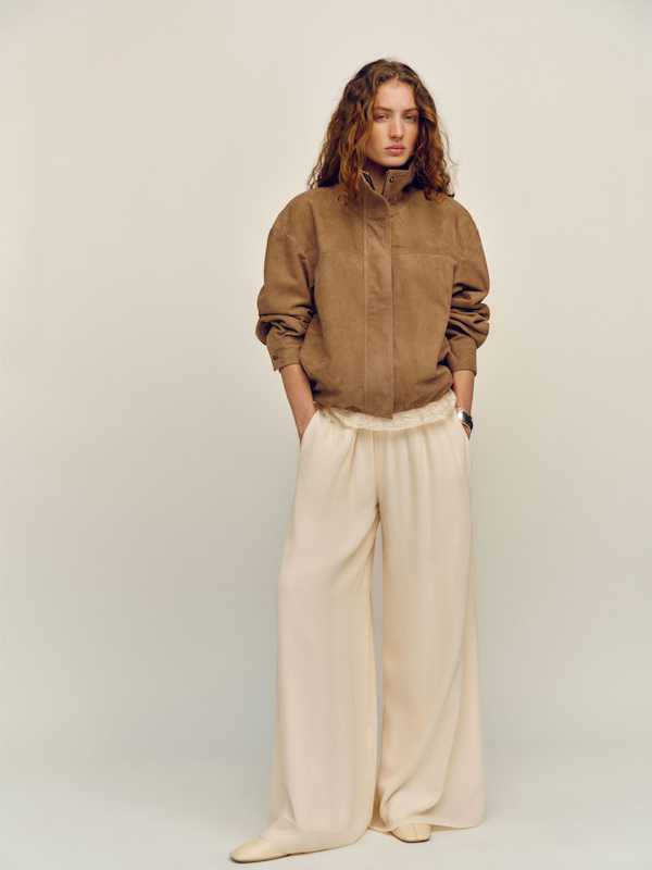 Veda Kendall Suede Jacket - Pecan Suede