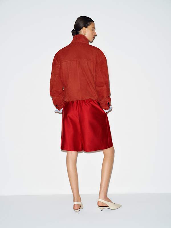 Veda Kendall Suede Jacket - Ruby Suede