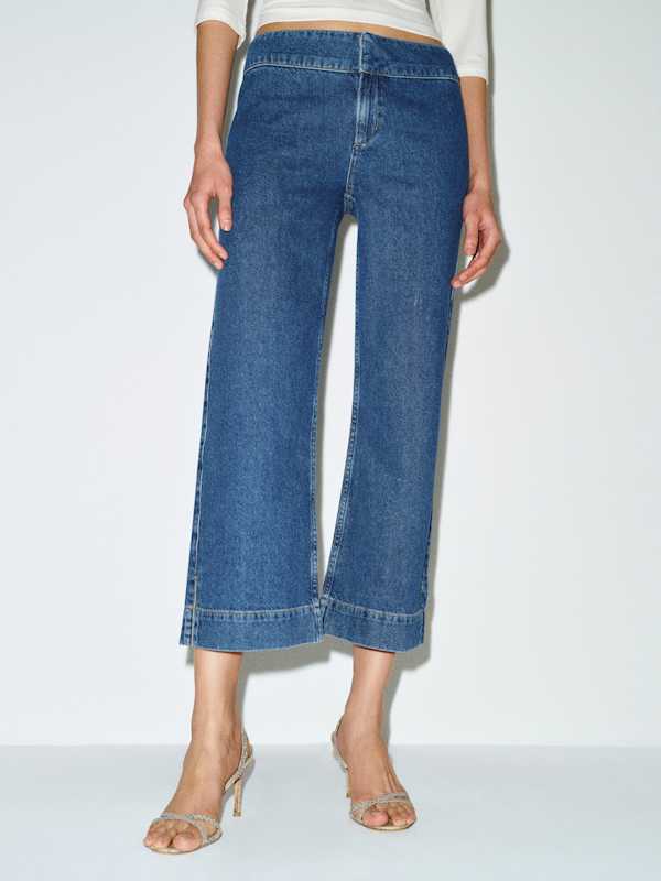 Kat Low Rise Straight Cropped Jeans - Faxa
