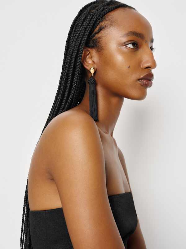 Dolores Tassel Earrings - Gold