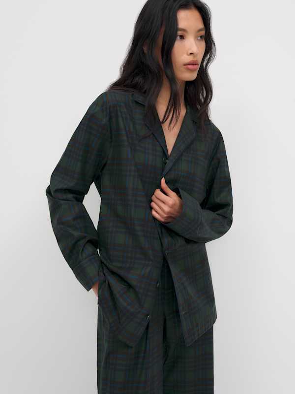 Kai Pajama Set - Forest Plaid