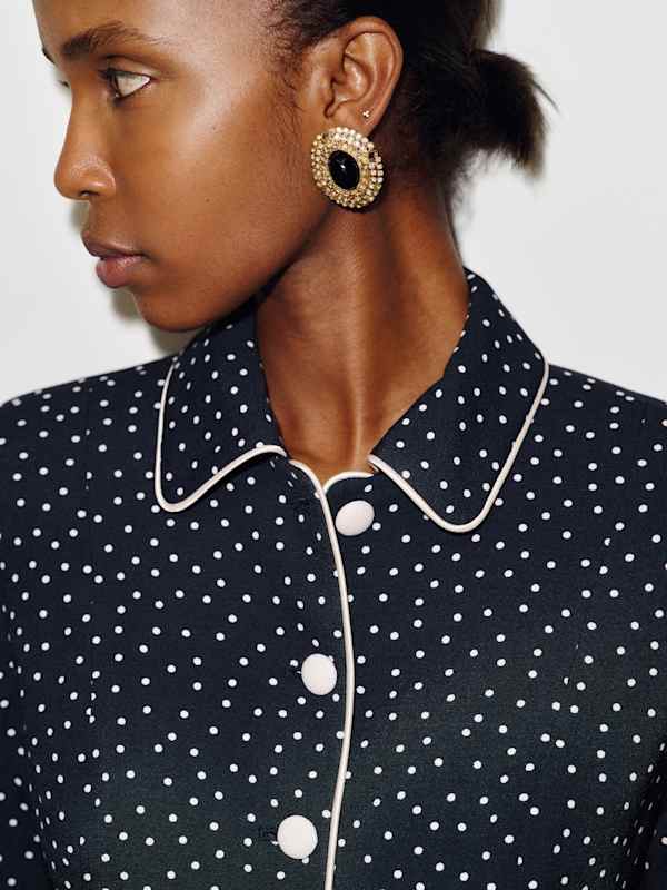 Vesper Jacket - Roya Dot