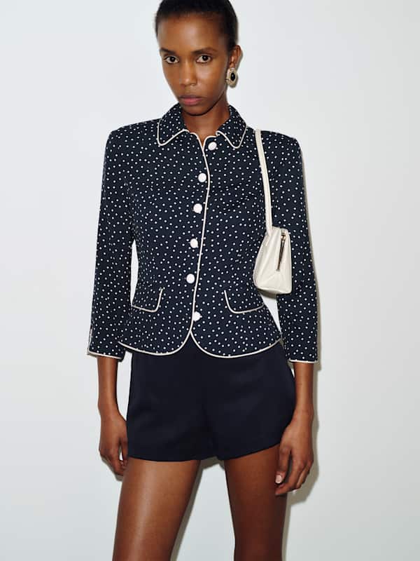 Vesper Jacket - Roya Dot