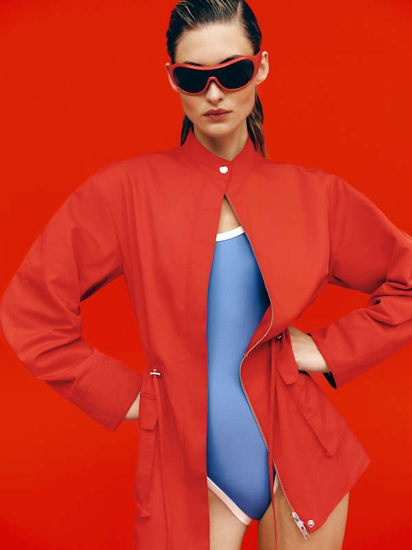 Callista Jacket - Crimson