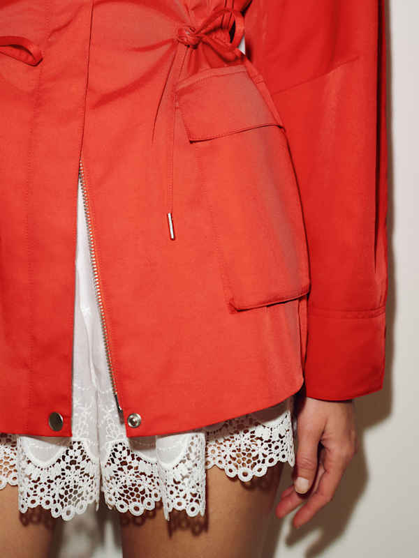 Callista Jacket - Crimson