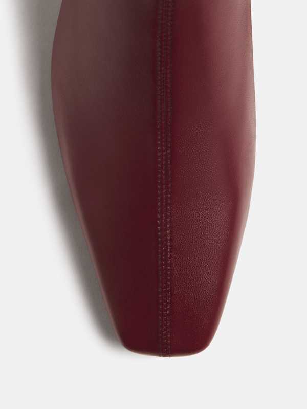 Remy Stretch Ankle Boot - Oxblood Stretch Leather