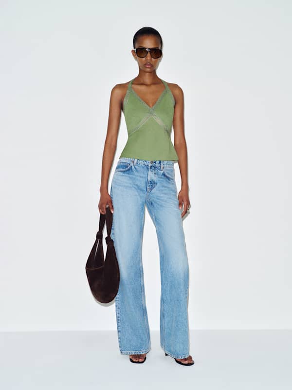 Monica Top - Jade Green