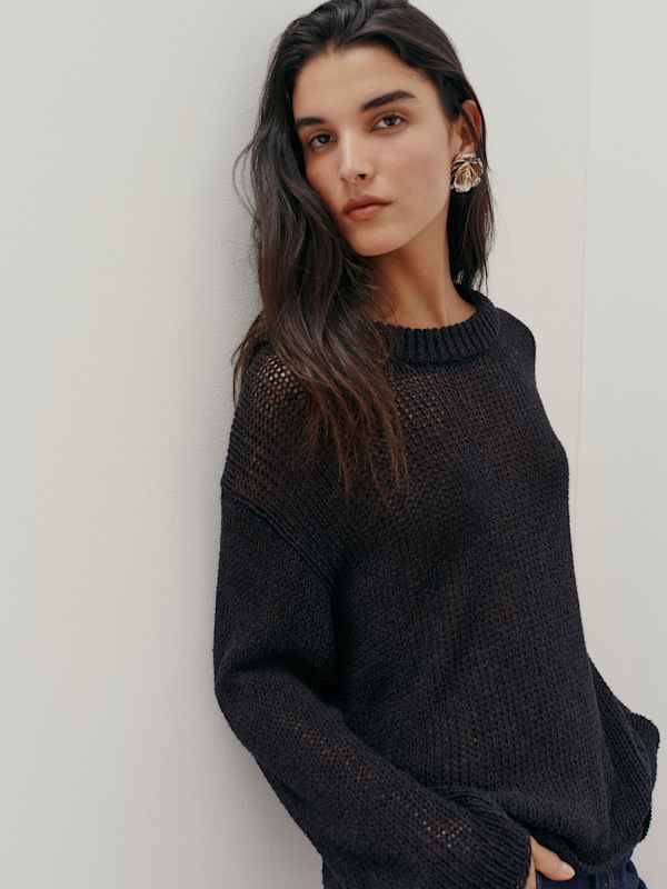 Elliot Boucle Crew - Black