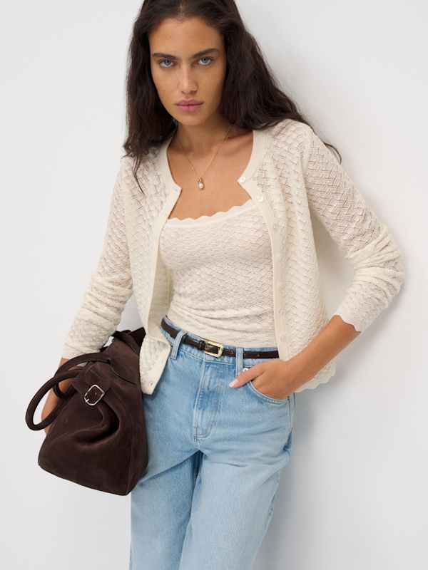 Morgan Sweater Set - Cream
