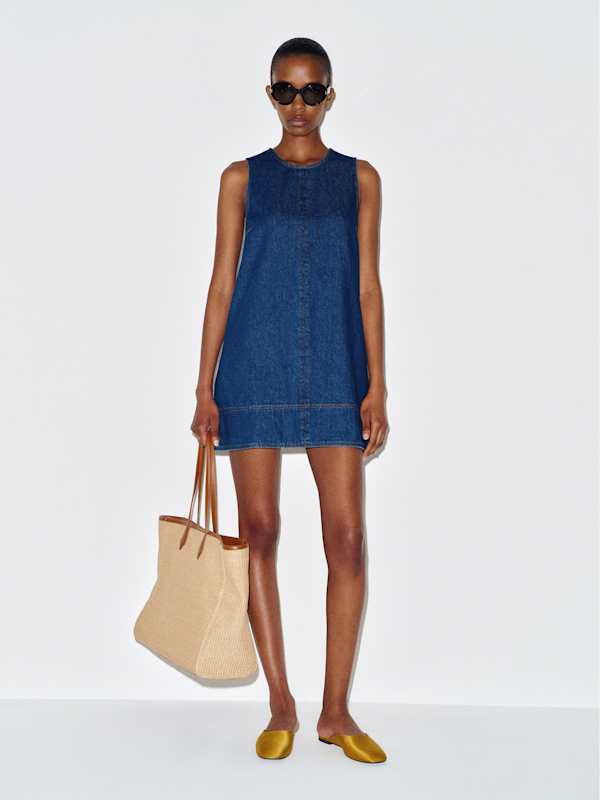 Bri Denim Mini Dress - Salinas