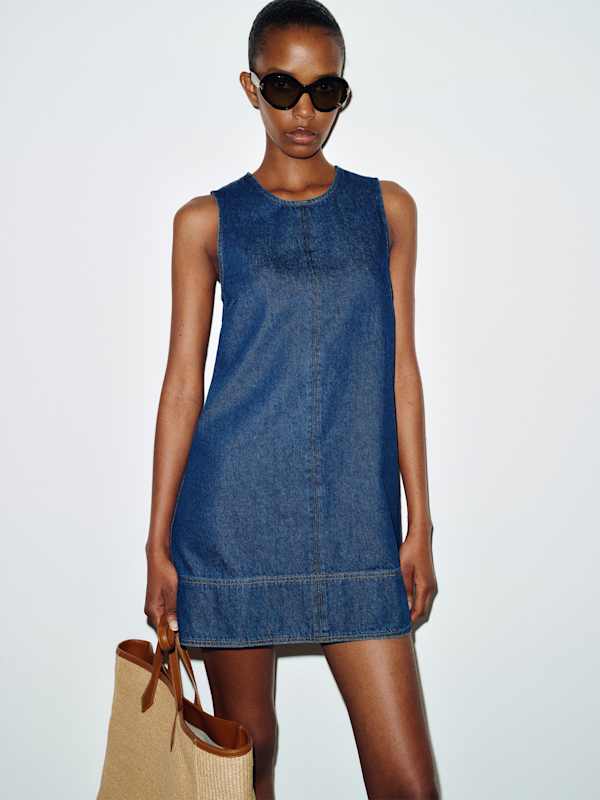 Bri Denim Mini Dress - Salinas