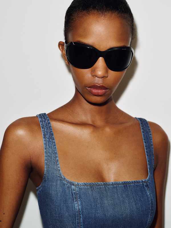 Janu Denim Midi Dress - Morant