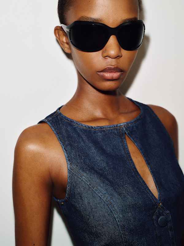 Pola Denim Mini Dress - Prespa