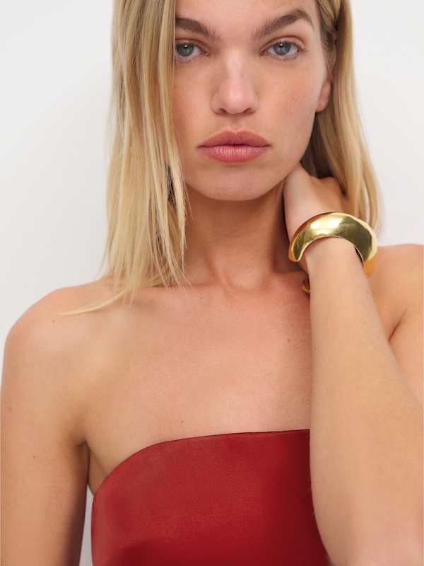 Callista Dress - Deep Red