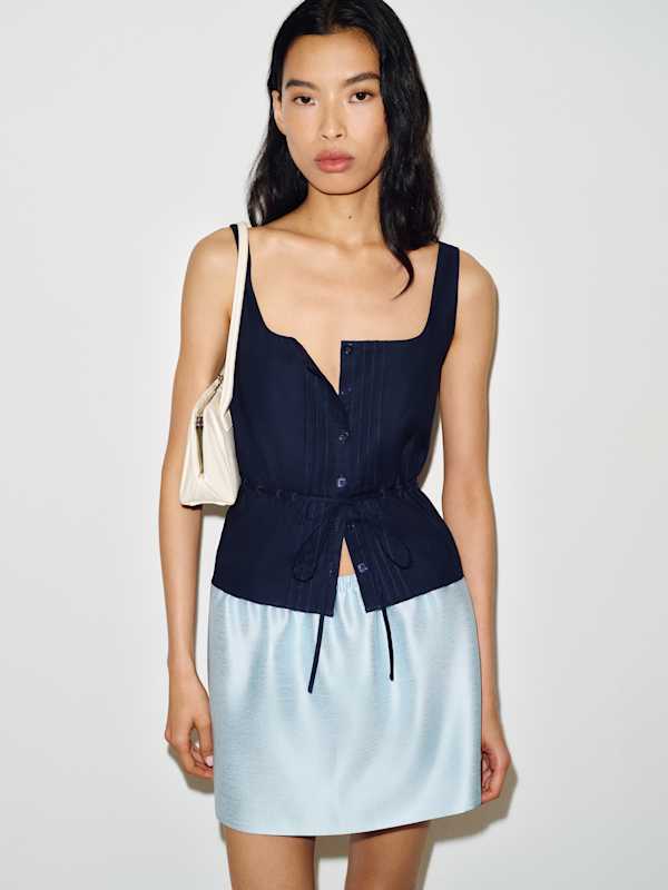 Elva Skirt - Baby Blue