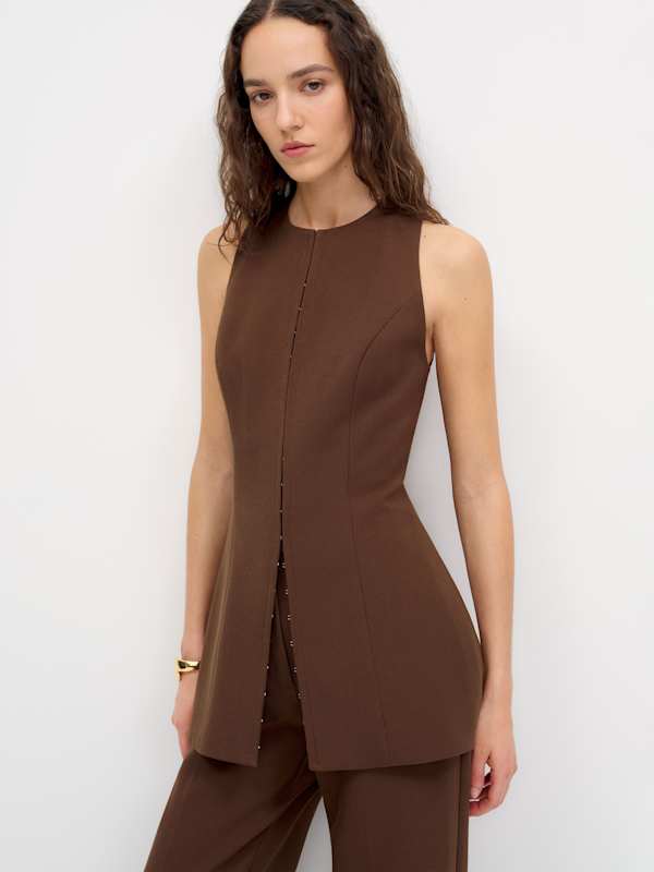 Faye Two Piece - Brown