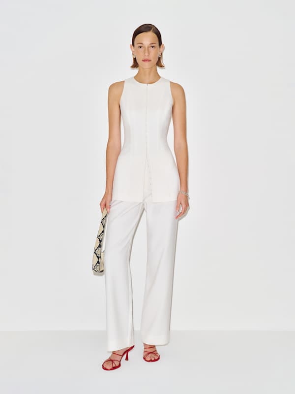 Faye Two Piece - White