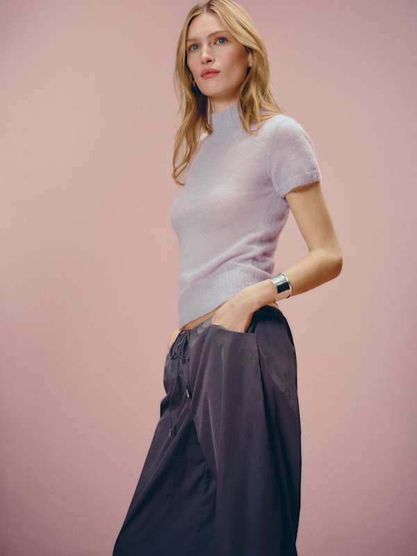 Zian Low Rise Pant - Grey