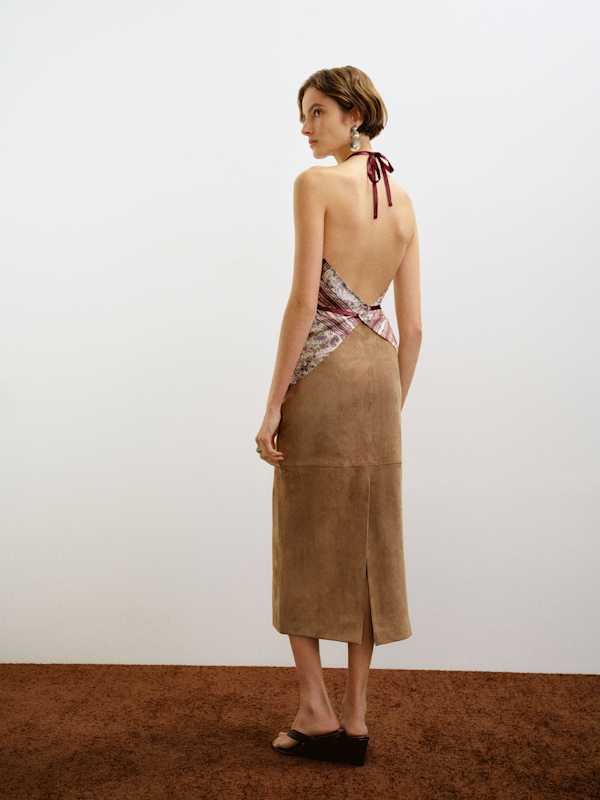 Una Silk Scarf Top - Amethyst