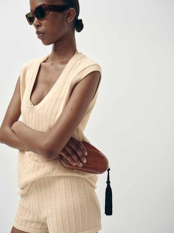 Pari Cotton Sweater Set - Birch