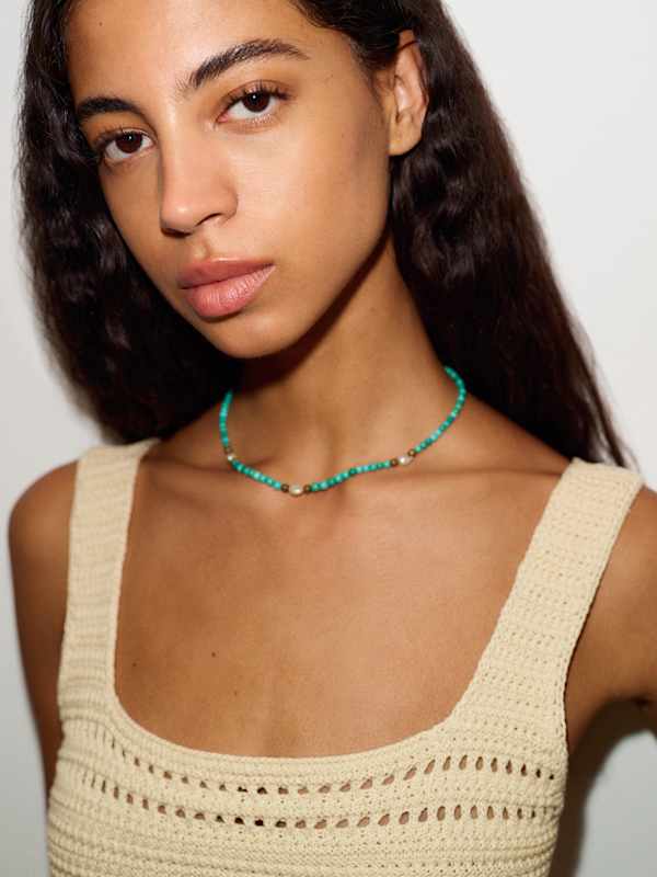 Azara Cotton Sweater Tank - Birch