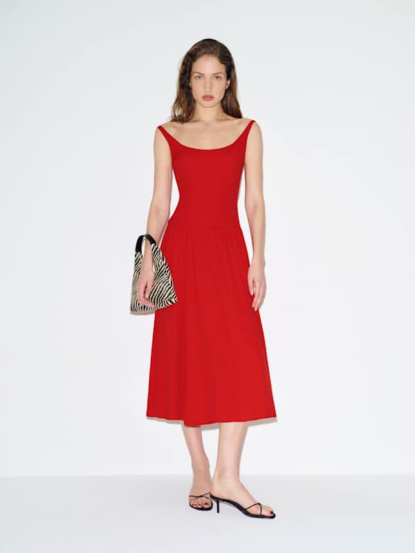 Bellarose Dress - Lipstick