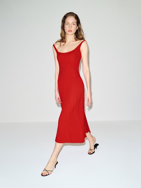 Bellarose Dress - Lipstick