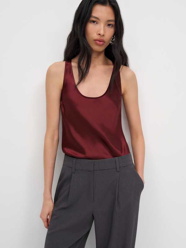 Veya Silk Top - Boysenberry