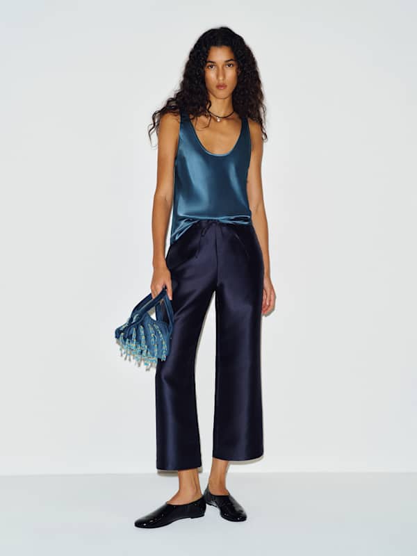 Veya Silk Top - Dark Teal