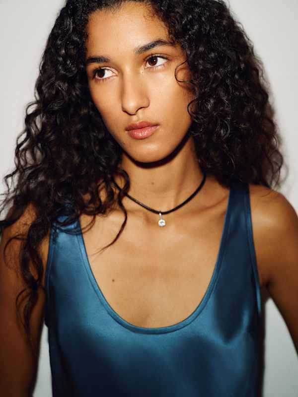 Veya Silk Top - Dark Teal