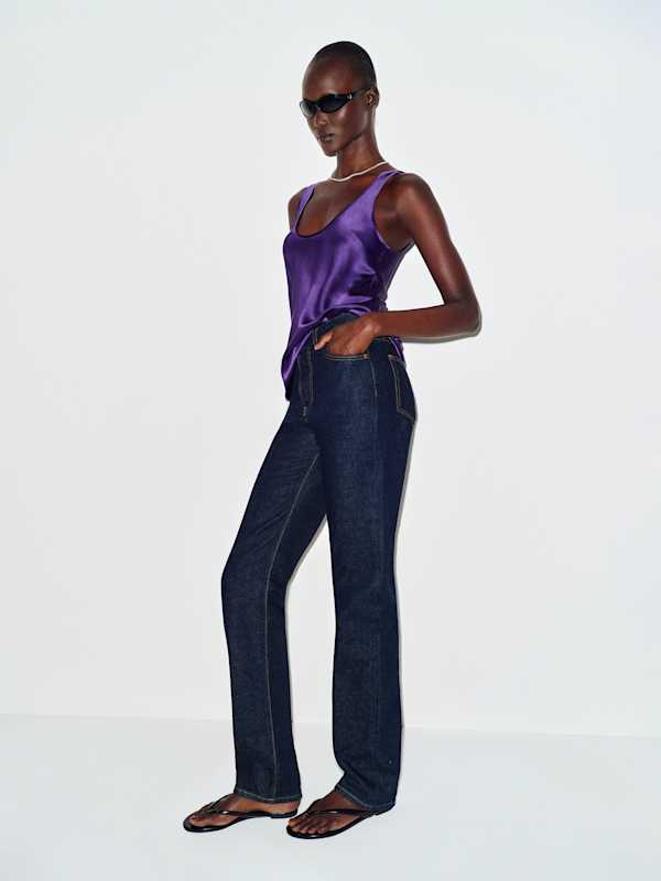 Veya Silk Top - Purple